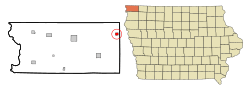 Location of Little Rock, Iowa