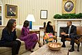 Malala Yousafzai Oval Office 11 Oct 2013