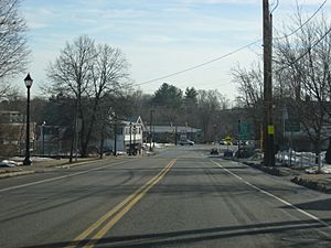 Middleton MA downtown looking east