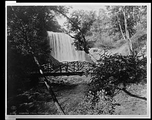 Minnehaha Falls, Minnesota c1908