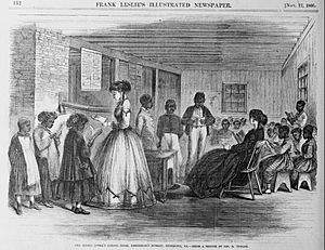 Misses Cooke's school for freedmen
