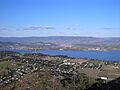 Mount Boucherie top eastern view towards Kelowna