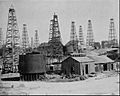 NIE 1905 Petroleum - oil wells at Los Angeles
