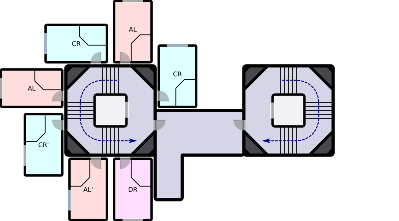 Nakagin capsule arrangement (12F) rA