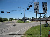 Needville TX Hwy 36 at FM 1236