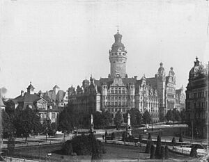 Neues Rathaus Leipzig nach1905