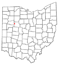 Location of Alger, Ohio