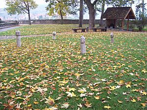 Ottoman graves in Esztergom Castle