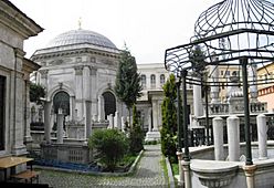 Ottoman tombs Istanbul March 2008pano
