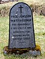 Pall Jonsson gravestone