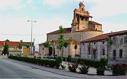 View of the Plaza de Martín Muñoz de la Dehesa in the province of Segovia.