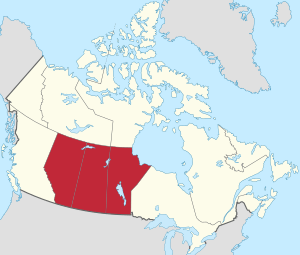 Prairie provinces in Canada.svg