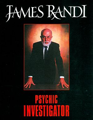 Publicity material for the tv series "James Randi, Psychic Investigator"