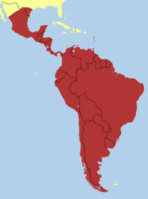 Ringed Kingfisher distribution map.png