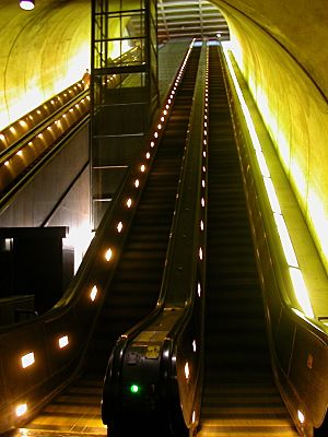Rosslyn escalator