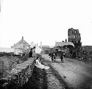 Ruins of Olderfleet Castle, Larne