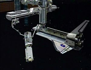 STS-115 Truss Handoff