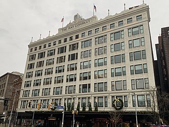 The May Company Building, downtown Cleveland, December 2020.jpg