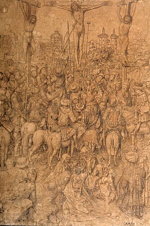 Van Eyck Drawing Crucifixion