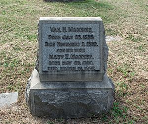 Van Manning grave - Glenwood Cemetery - 2014-09-19