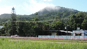 View across the Cairns-to-Kuranda railway line towards Freshwater, Cairns, 2018.jpg