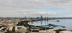 Panoramic view of Baku