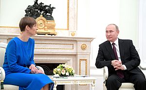 Vladimir Putin and Kersti Kaljulaid (2019-04-18) 05