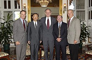 Wayne Gilchrest, Joe Biden, Tom Carper, Mike Castle, and Yang Jiechi