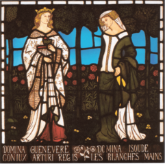 William Morris Queen Guenevere and Isoude Les Blanches Mains