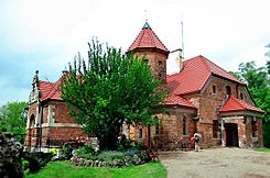 Żądło-Dąbrowski z Dąbrówki Herbu (Coat of Arms) Radwan Family Manor in Michałowice Village, POLAND