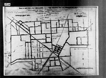 1940 Census Enumeration District Maps - Tennessee - Carroll County - McKenzie - ED 9-5, ED 9-28 - NARA - 5839234 (page 1)