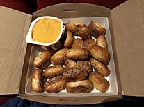2019-03-10 08 53 47 Serving of pretzel bites at the AMC Tysons 14 in Tysons Corner, Fairfax County, Virginia
