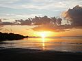 AU-Qld-Weipa sunset from Nanum beach area