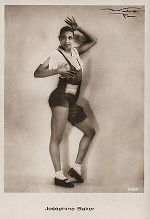 A portrait of Josephine Baker