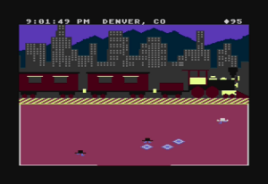 Agent USA Atari 8-bit PAL screenshot