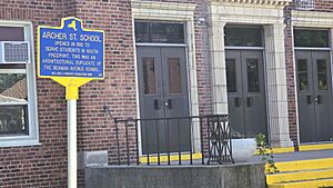 Archer Street School Historic marker 20240919 132535