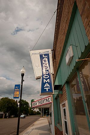 Ashley, North Dakota - Laundromat and Ash Theatre.jpg