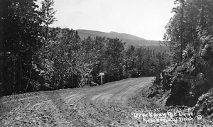 Brockway Mountain Drive western end, 1933-34