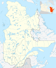 Kawawachikamach is located in Quebec