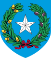 Coat of arms of the Republic of Texas (European-style Shield)