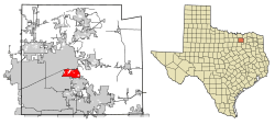 Location of Fairview in Collin County, Texas