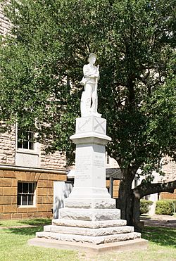 Confederate Monument at Cherokee County Courthouse in Rusk