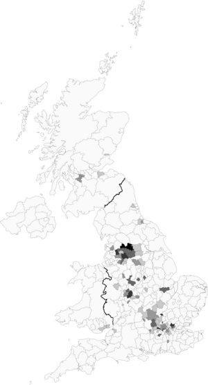 Counties of the UK Pakistani.svg