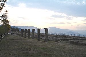 Decumanus Maximus a su paso por las casas de la Llanuca 2