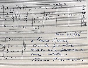 Dedica La Bibbia di Ennio Morricone per Mauro Maur