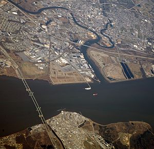 Delaware Memorial Bridge aerial 2012
