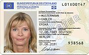 Deutscher Personalausweis im ab 2021 vorgesehenen Design, Bundesregierung der Bundesrepublik Deutschland, Entwurf eines Gesetzes zur Stärkung der Sicherheit im Pass-, Ausweis- und ausländerrechtlichen Dokumentenwesen