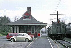 EL Gladstone, N.J. Station on April 25, 1970