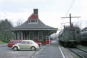 EL Gladstone, N.J. Station on April 25, 1970