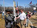 Ehrlich and MDTA Police Honor Guard